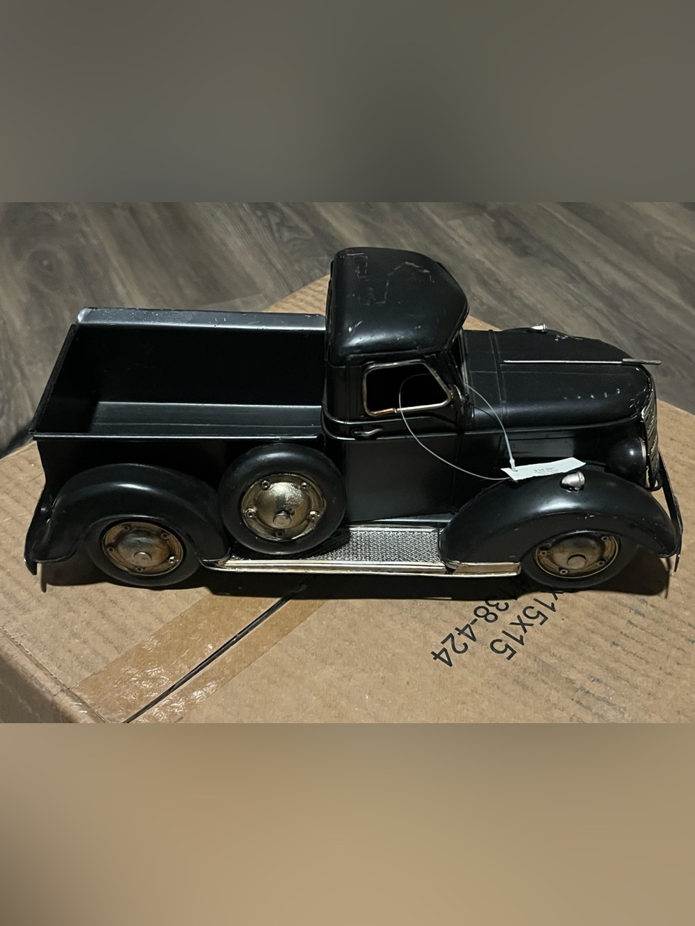 Hobby Lobby Black Metal Truck with Silver Accents